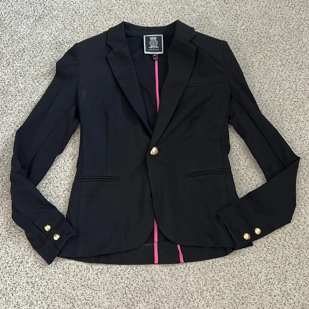 🌟NBW Juicy Couture Black Blazer, XS🌟 - Picture 2 of 12